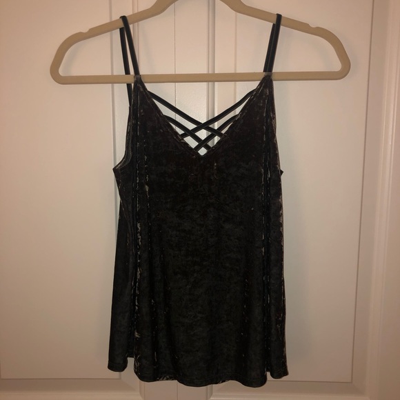 American Eagle Velvet Tank Top - Picture 2 of 5